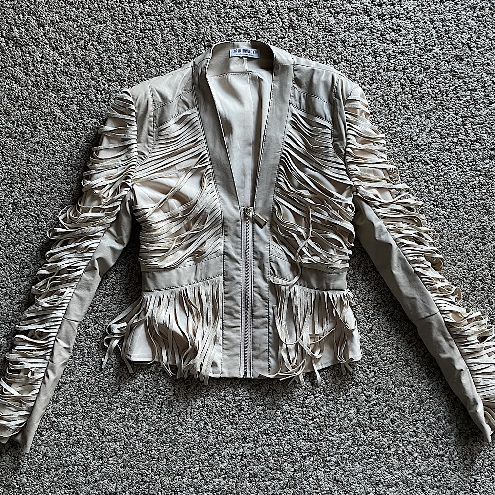 Fashion Nova Faux Leather Jacket